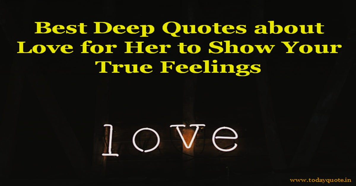 deep quotes about love for him