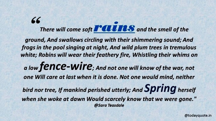 the rain quotes