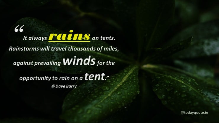 the rain quotes