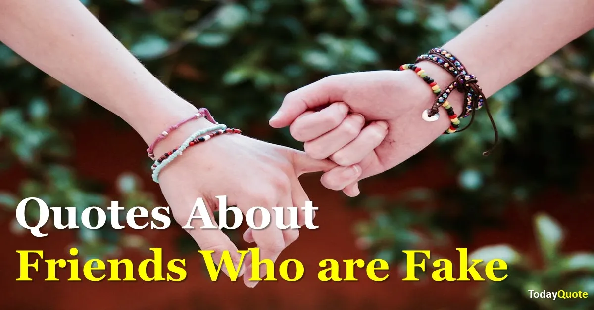 quotes about friends who are fake