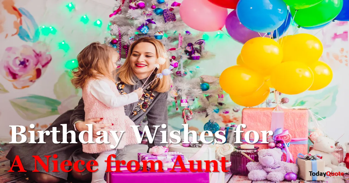 209 Best Birthday Wishes for A Niece from Aunt Sayings - Todayquote